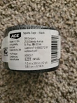 Ace Sports Tape Black 1.5IN X 360IN Athletic Wrist Ankle Knee Dry Natural Rubber. Fixed Price $15.00.