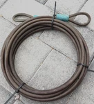 Schlage Brand Heavy-duty 30' Security Cable Flexible 3/8" Steel Double Loop Ends. Fixed Price $29.99.