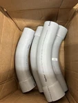 Lot Of In. 45 Sch 40 Standard Radius Belled End Elbow (UA7ALB-3-HD). Fixed Price $74.99.