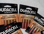 Pack Of Duracell Quantum AA4 Alkaline Batteries Power Check Level .exp 2027. Fixed Price $31.45.