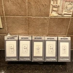 Lot Of (5) Lutron Skylark Dimmer S-10P-WH (X3) S-103P-WH + SF-12P-277-IV. Fixed Price $69.50.