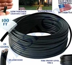 100FT Low Voltage 12/2 Cable Landscape Burial Copper Wire Outside 12AWG Core. Fixed Price $49.90.