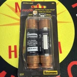 *2 Pack* Cooper Bussmann 60A Easyid Fuse 250V Ul BP/FRN-R-60ID Nos. Fixed Price $14.98.