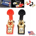 2X Car Copper Battery Terminal Quick Connector Cable Clamp Positive And Negative. Fixed Price $13.95.