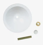 Jandorf Blank-up Kit 5" White Decorative Center Lockup Cover Outlet Box 60218. Fixed Price $14.99.