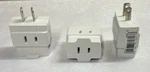 Leviton 15A 3-WAY Polarized Outlet Cube Adapter (3-PACK) Triple 531-W. Fixed Price $12.99.