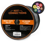 Best Connections 7 Way Trailer Wire Heavy Duty 14 Gauge Conductor. Fixed Price $117.95.
