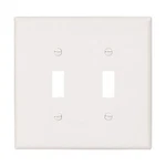 5PC Eaton Arrow Hart 2149W-BOX Wallplate 2G Tog Thermoset Ovr. Fixed Price $21.62.