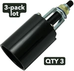 3-PACK Lot Leviton Incandescent Lampholder Bottom Turn Knob Switch Medium Base. Fixed Price $21.49.
