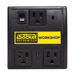 I-socket Autoswitch Workshop 120V Black Plastic Dust Control 4.5 X 4.25. Fixed Price $51.91.