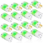 Flutesan 8 Set Lighted Plug And Connector Straight Blade Cord End White. Fixed Price $82.52.