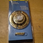 Carlon DH1650L Lighted Doorbell Button Solid Brass Floral Polished. Fixed Price $9.75.