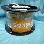 Southwire 100-FT 16/2 White Stranded Lamp Light Cord-on Roll. Fixed Price $55.00.