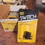Box Of 5 Raco Rocker Switch 6436 16A 20A Dc Made In U.k.. Fixed Price $36.99.