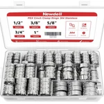 Newdeli 150PCS Pex Crimp Rings 3/8 1/2 3/4 5/8 Inch Hose Clamps For Pipe Tubin. Fixed Price $53.68.
