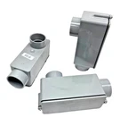 Lot Of 3 Thomas & Betts Carlon E986HR Type Lb 1-1/2" Conduit Body W/ Cover. Fixed Price $108.00.