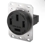 Hubbell Receptacle: Single, 14-60R, 125/250V Ac, A, Black, 3 Pole Wire. Fixed Price $100.00.