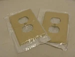 208163 New-no Box; Leviton PJ8-1 LOT-2; Midway Nylon Wallplate 1-GANG; Duplex. Fixed Price $10.80.
