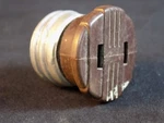 Vntg Eagle 660W 25V Bakelite? Male Screw In Light Socket To Prong Power Outlet. Fixed Price $12.99.