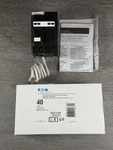 Nib - Eaton QBGFT2040 Ground Fault Circuit Breaker, 40A, 120/240V Bolt. Fixed Price $199.99.