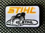 Stihl Chainsaws Embroidered Sew On Patch Power Tools 3/4" X 1/2" Nos. Fixed Price $24.99.