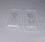 Leviton Standard Plastic Outlet Wall Plates White R52-88003-W. Fixed Price $9.99.