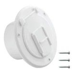 Halotronics Rv 41/4INCH Round Cable Access Hatch 30A Cord Entry White. Fixed Price $15.27.