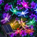 25.9 Ft Dragonfly Solar String Lights, 8 Modes Waterproof Multicolor O.... Fixed Price $21.04.