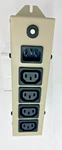 85010071 Interpower 4 Position Accessory Strip. Fixed Price $25.00.