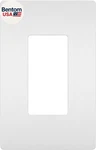 Legrand Radiant Screwless Wall Plates For Decorator Rocker Outlets, 1-GANG, Whit. Fixed Price $59.87.