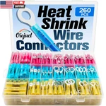 260PCS Heat Shrink Wire Connectors Kit - Marine Automotive Electrical. Fixed Price $35.04.