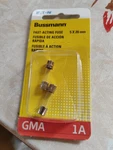 Bussmann BP/GMA-1A Amp Fast Acting Glass Fuse 2. Fixed Price $7.97.