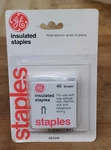 Insulated Staples 5/8" Long - Brown Per Box Wiring/phone GE2540. Fixed Price $5.00.