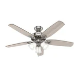 Hunter 52" Builder Plus Ceiling Fan W/ 3 Led Light Traditional Pull Chain Casual. Fixed Price $179.99.