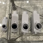 (3) Carlon E986F-CTN Lb Conduit Body, 1" Electrical Pvc 6556617 + (1) E986D 1/2". Fixed Price $22.57.