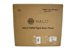 Halo 100W Rigid Solar Panel Black New Item HAL-SLP-0001 Boxed Clean Energy Power. Fixed Price $139.99.