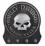Harley-davidson Sculpted 3D Willie G Skull Key Rack, Textured Finish HDL-15313. Fixed Price $54.95.