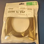 Qvs Hdmi Vga Converter Cable 10FT 1080P Adapter Laptop Pc Monitor-sealed. Fixed Price $30.22.