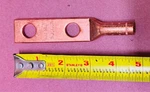 Burndy YCA2C2N Large Copper 2-HOLE Compression Connector 2-7 Str Hylug. Fixed Price $11.77.
