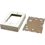 Legrand Wiremold Metal Raceway, Extending Power, On-wall, Outlet Box, Ivory, B-2. Fixed Price $12.95.