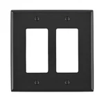 Leviton PJ262-E Midway 2-GANG Thermoplastic Nylon Gfci Wallplate Black. Fixed Price $25.04.