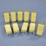 Leviton 5601-2I Ivory Decora Rocker Light Switch 15A 120/277V Single Pole 10PCS. Fixed Price $26.64.