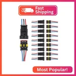 Aitrip 10 Pack 3 Pin Way Waterproof Electrical Wire Connector Plug Automotive. Fixed Price $18.01.