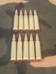 223/5.56 Snap Caps Set Of 10 (safety Red). Fixed Price $14.50.