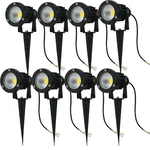 4/8 Pack 10W Led Landscape Walkway Spot Lights 1000LM Waterproof 12V/24V. Fixed Price $32.92.