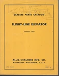 Allis-chalmers Flight-line Elevator Dealer Parts Catalog August 1957. Fixed Price $12.50.