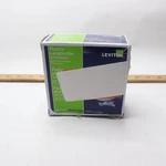 Leviton One-piece Urea Outlet Box Mount Lampholder Pull Chain White 8827-CW1. Fixed Price $5.54.
