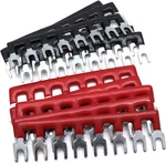 Xiaoyztan 8-POSITION Jumper Block Terminal Strips, Silver Tone, Red, Blue. Fixed Price $14.09.