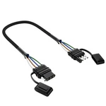 Mictuning 12V Flat 4 Pin Trailer Wire Extension Cable Towing Harness 16 Awg. Fixed Price $12.34.