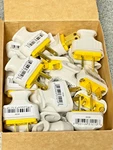 New Lot Of Eaton 1912W-BOX White Flat Handle 2-WIRE Plug, 15 Amp, 125 Volt. Fixed Price $24.95.